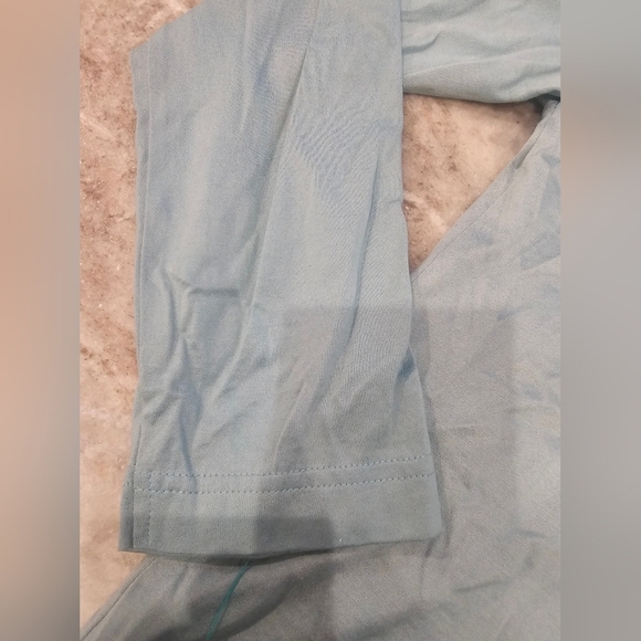 Jamie Sadock Top 1/4 Zip Pullover Golf Long Button Sleeve Tennis Blue Tie Dye M - Picture 4 of 13